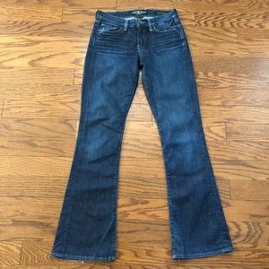 Lucky Brand Sofia Boot Jeans Embroidered Pockets